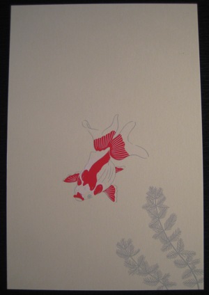 Carte Poisson rouge