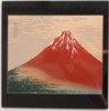 Le Fuji rouge, soleil couchant