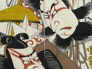 Les deux acteurs Kabuki